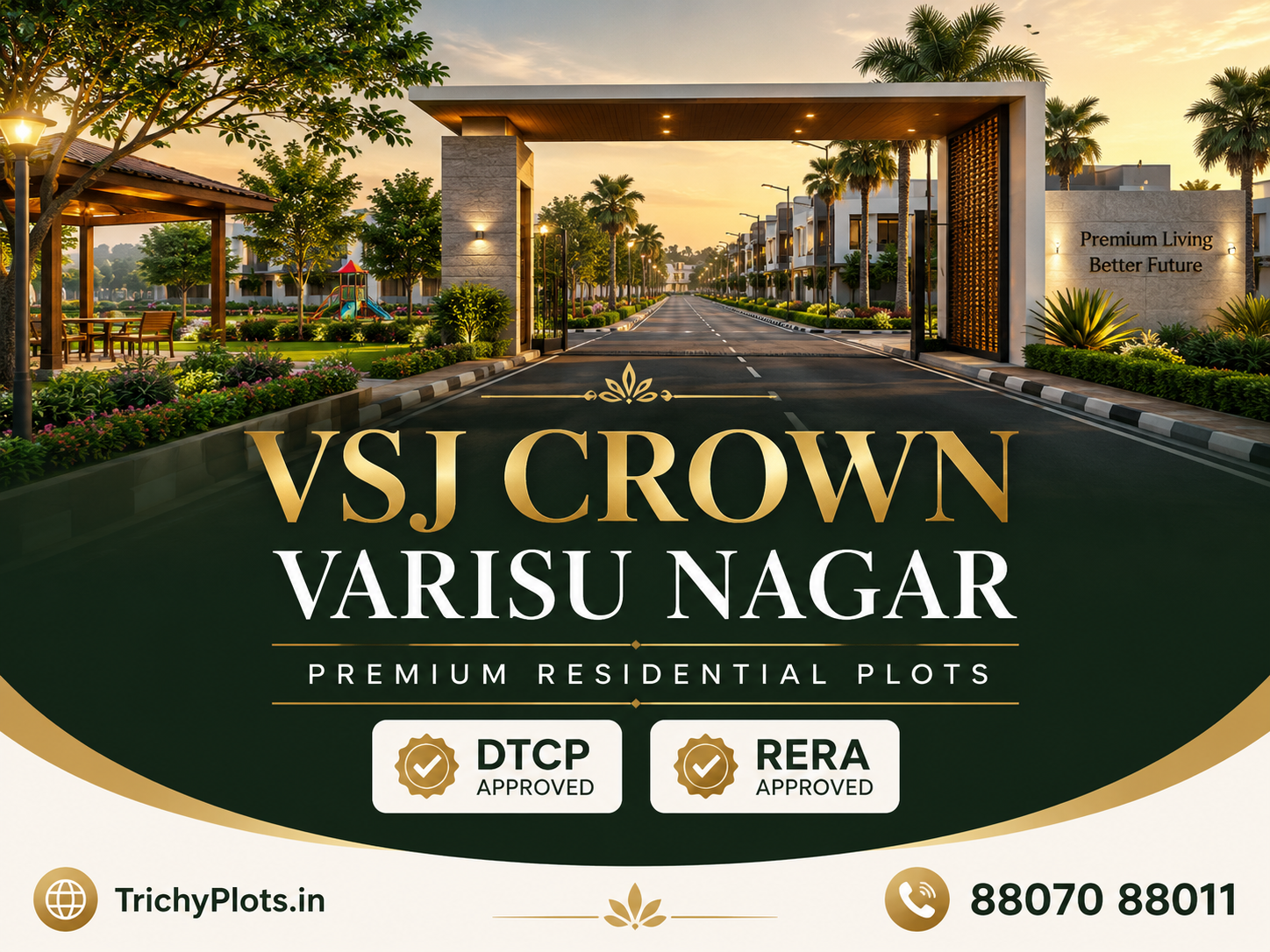 VSJ Crown Varisu Nagar Premium Residential Plots Trichy