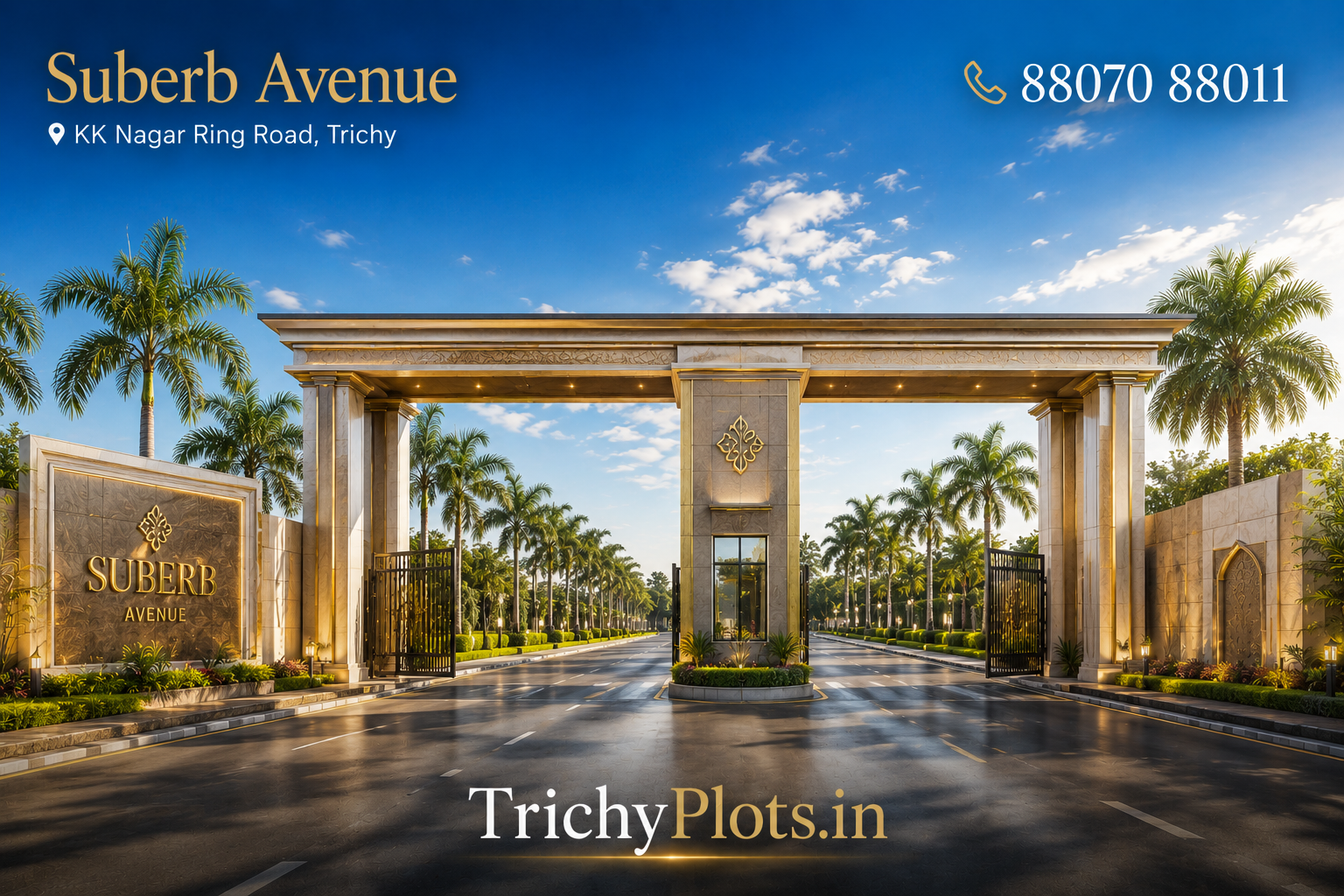 VSJ Superb Avenue | DTCP & RERA Approved Residential Plots on Panjappur to KK Nagar Ring Road, Trichy gallery