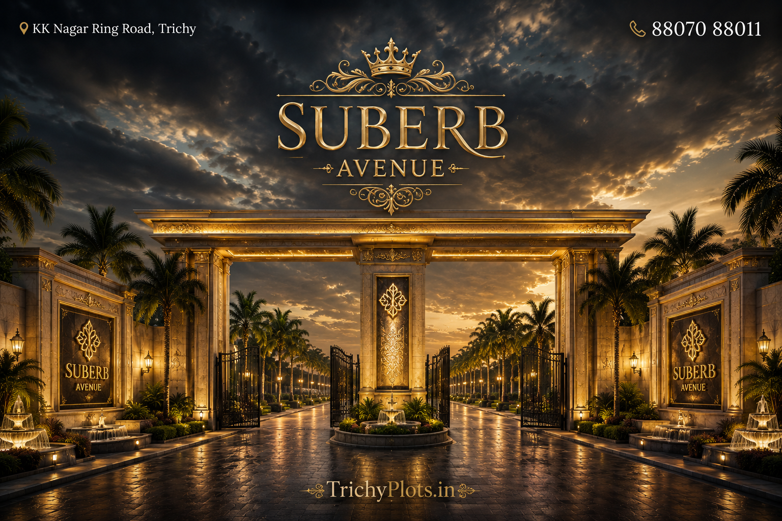 VSJ Superb Avenue | DTCP & RERA Approved Residential Plots on Panjappur to KK Nagar Ring Road, Trichy gallery