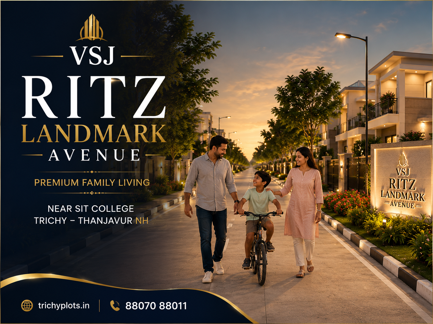 VSJ Ritz Landmark Avenue – DTCP & RERA Approved Residential Plots on Trichy–Thanjavur NH | VSJ City Properties gallery